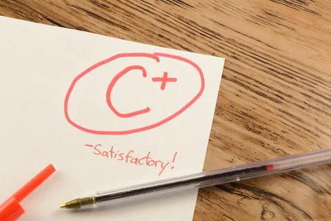 Graded School Paper Stock Photos