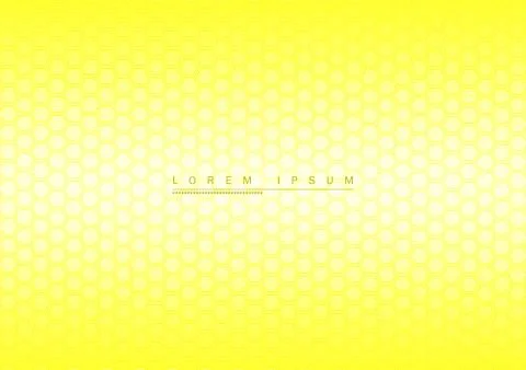Graded yellow background with a honeycomb pattern Illustrazione stock