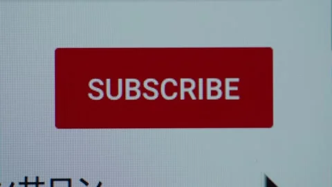 Graded Youtube Subscribe ver1 Stock Footage 136710316