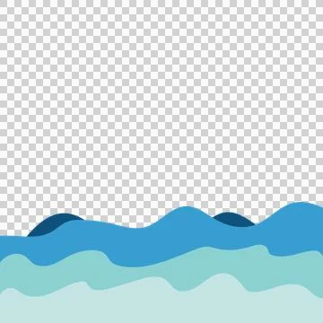 Gradent wave background Stock-Illustration