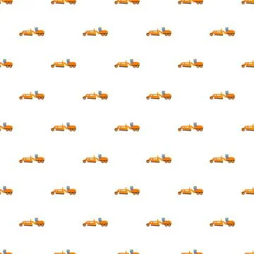 Grader construction road building heavy equipment pattern イラスト素材
