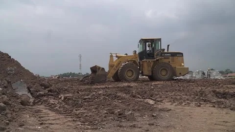 Grader Excavator 1 動画素材 245968431
