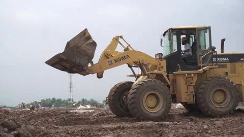 Grader Excavator 2 動画素材 245968413