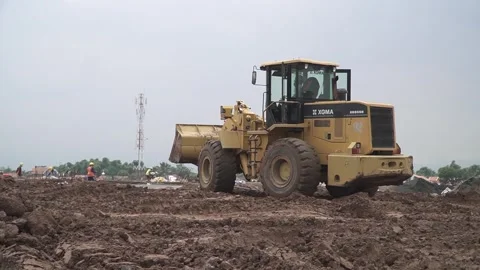 Grader Excavator 4 動画素材 245968414