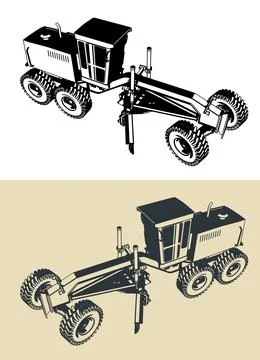 Grader illustrations Stock Illustration