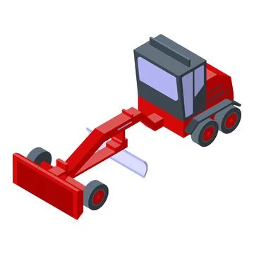Grader machine icon, isometric style Stock-Illustration