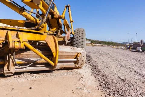 Grader Machine Road Construction Stock Photos