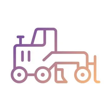 Grader pixel perfect gradient linear vector icon 스톡 일러스트