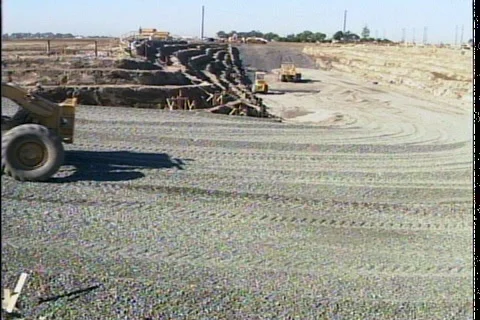 GRADER PROFILE Stock Footage 1049555