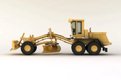 Grader in the studio Illustrazione stock