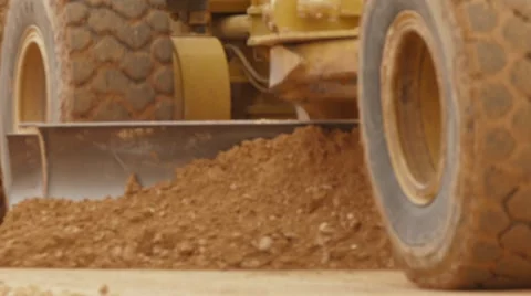 Grader Is Working On Road Construction Stock Footage 62085498
