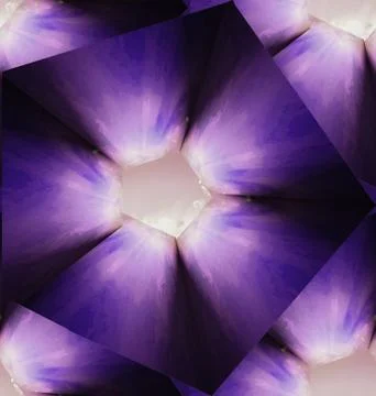Gradiant light flower effect seamless pattern イラスト素材