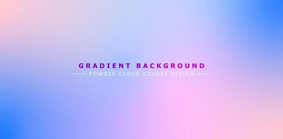 Gradien Powder Cloud Stock Illustration