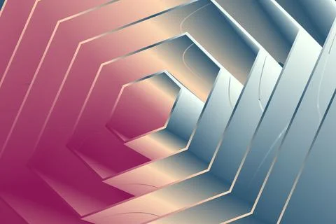 Gradient 3D abstract background. Polygon.Color movement background Stock Illustration