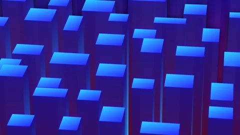 Gradient 3D bars Background Stock Footage 278166641