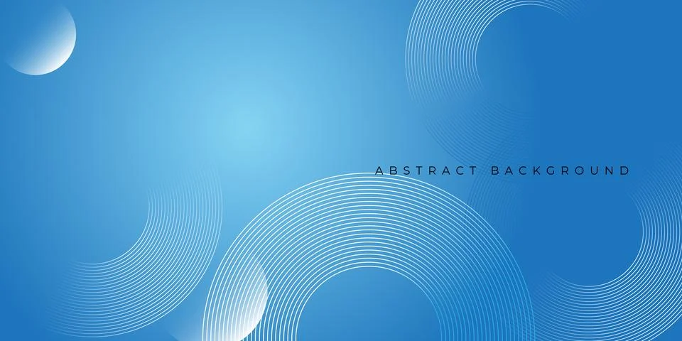 Gradient abstract background with circular line patterns. Vector illustration 스톡 일러스트