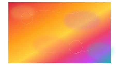 Gradient abstract background features blurred circles and flowing lines in .. Stock Illustration
