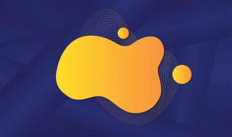 Gradient abstract background with liquid shape Stock Illustration