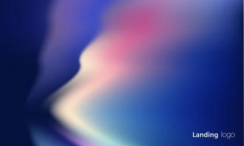 Gradient abstract backgrounds of northern lights. aurora borealis sky. soft.. Stock Illustration