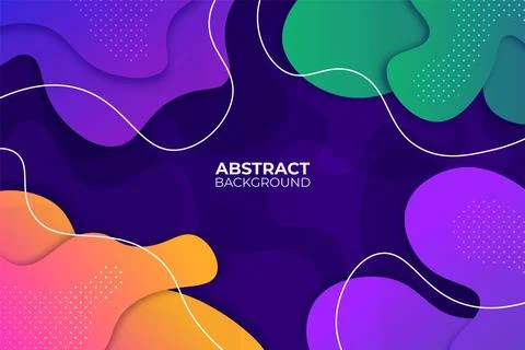 Gradient Abstract Colorful Background Stock Illustration