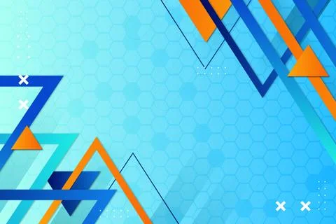 Gradient Abstract Geometric Background Ilustração Stock
