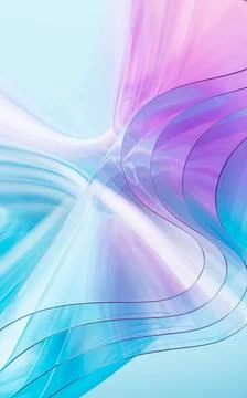 Gradient abstract glass background, 3d rendering. Stock Illustration