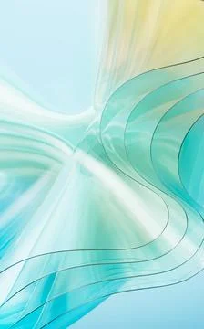 Gradient abstract glass background, 3d rendering. Stock Illustration