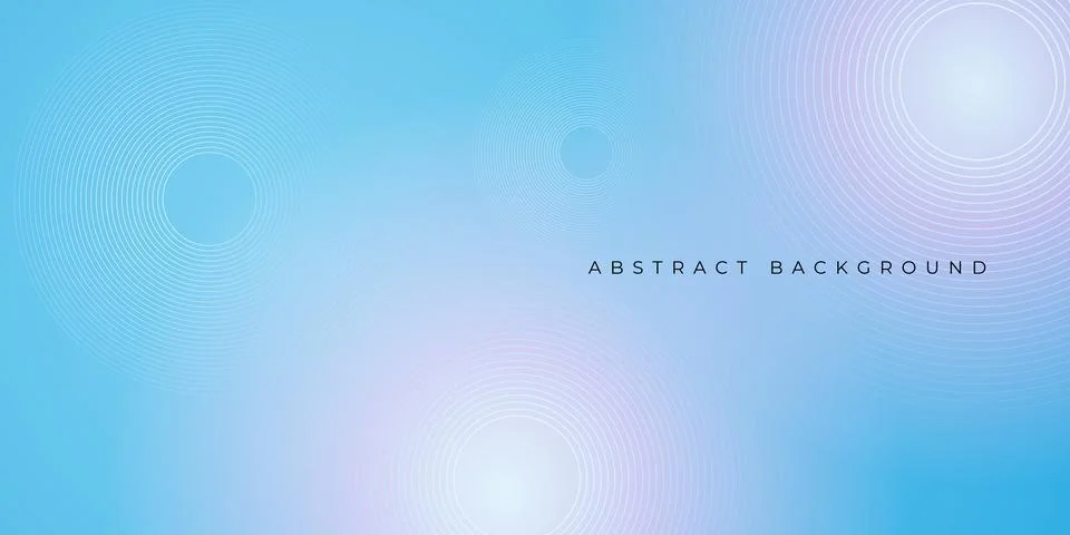 Gradient abstract glowing background with circular line patterns. Vector il.. Stock Illustration