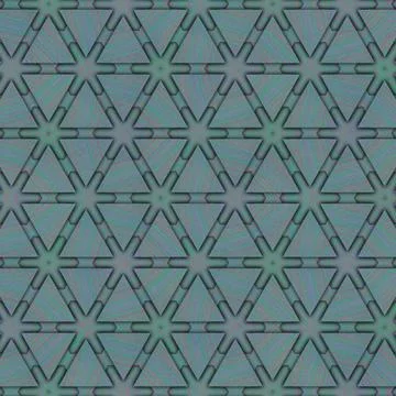 Gradient abstract image forming a geometric pattern on blue green background Stock Illustration
