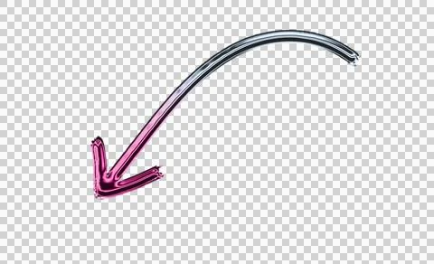 Gradient abstract with pink swirl and white curved lines on dark background Stock Illustration