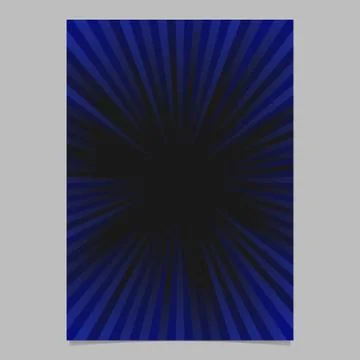Gradient abstract ray burst page template - vector brochure background Stock Illustration