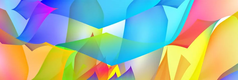 Gradient abstract space multicolored vector background with specks. Stock Illustration