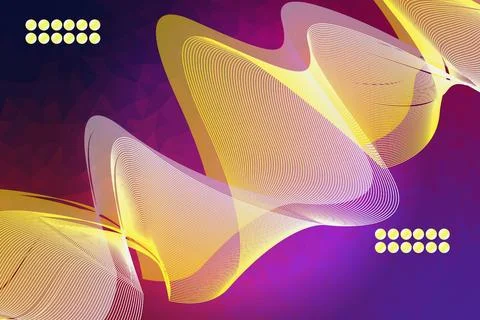 Gradient abstract vector background wave line eps poster template Stock Illustration