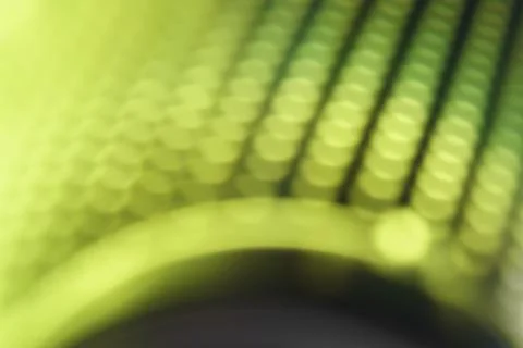 Gradient abstract yellow balls pattern Foto stock