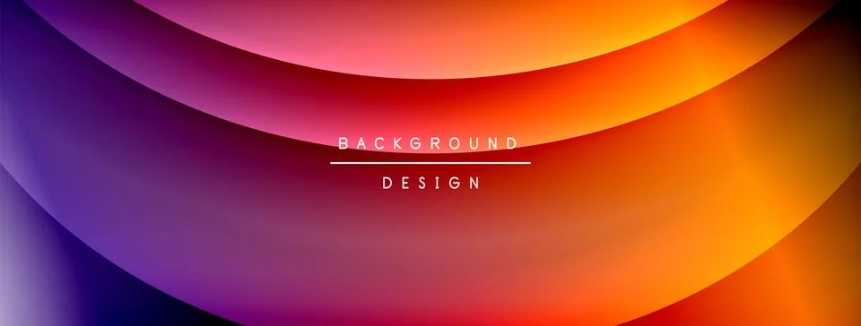 Gradient and shadow wave line geometric background. Vector Illustration For Stock Illustration