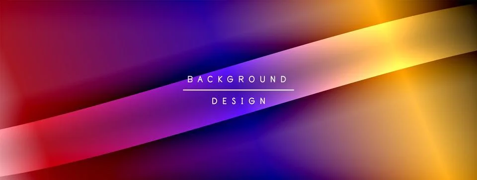 Gradient and shadow wave line geometric background. Vector Illustration For Stock Illustration