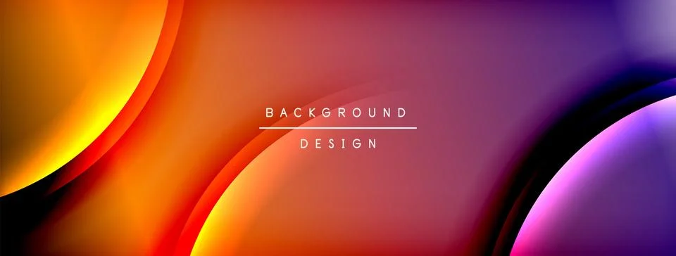 Gradient and shadow wave line geometric background. Vector Illustration For Stock Illustration