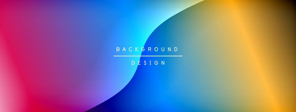 Gradient and shadow wave line geometric background. Vector Illustration For イラスト素材