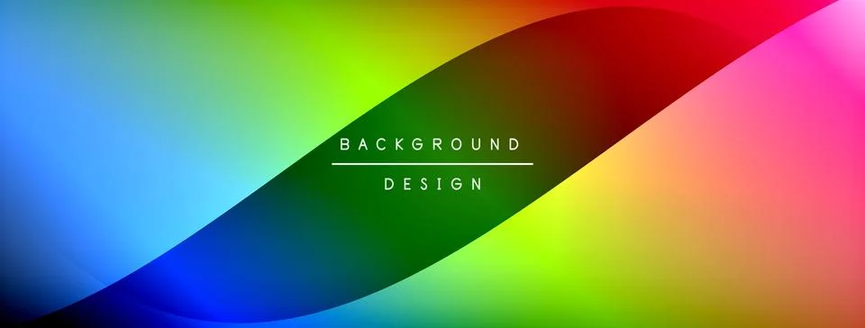 Gradient and shadow wave line geometric background. Vector Illustration For イラスト素材