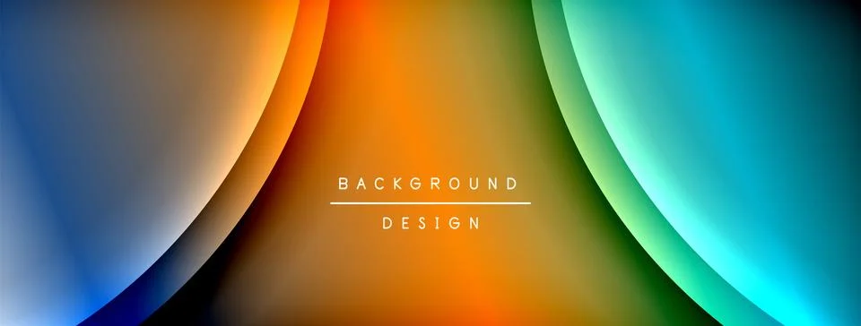 Gradient and shadow wave line geometric background. Vector Illustration For Stock Illustration