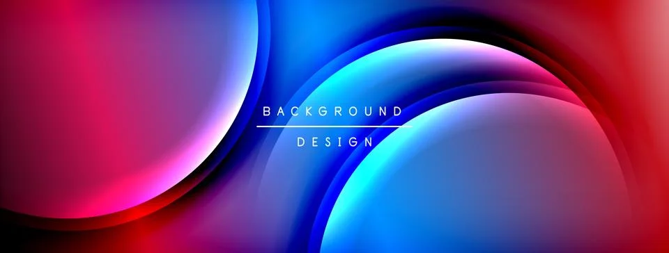 Gradient and shadow wave line geometric background. Vector Illustration For Stock Illustration
