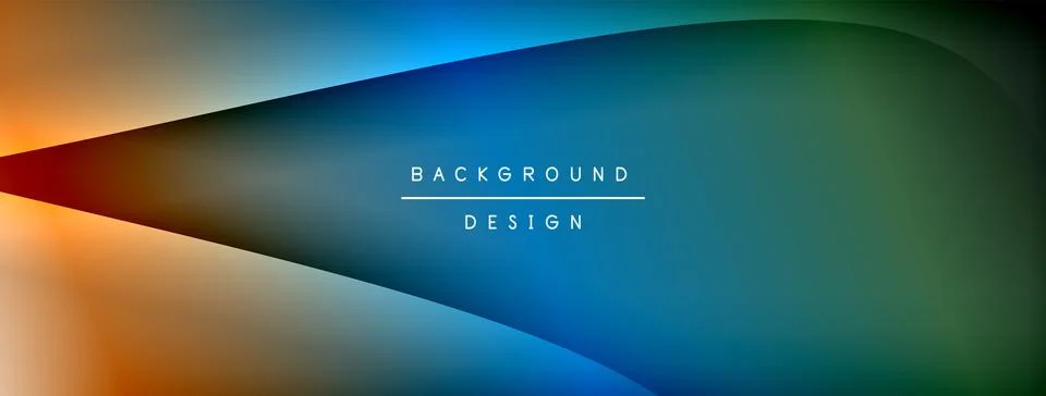 Gradient and shadow wave line geometric background. Vector Illustration For Illustrazione stock