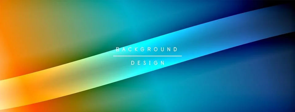 Gradient and shadow wave line geometric background. Vector Illustration For Stock Illustration