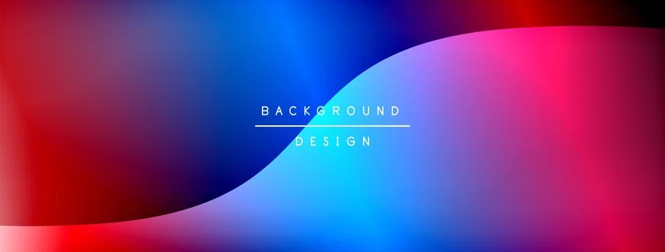 Gradient and shadow wave line geometric background. Vector Illustration For Stock Illustration