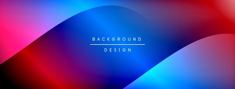 Gradient and shadow wave line geometric background. Vector Illustration For Stock Illustration