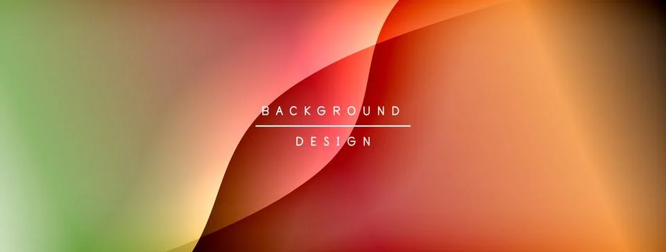 Gradient and shadow wave line geometric background. Vector Illustration For Stock Illustration