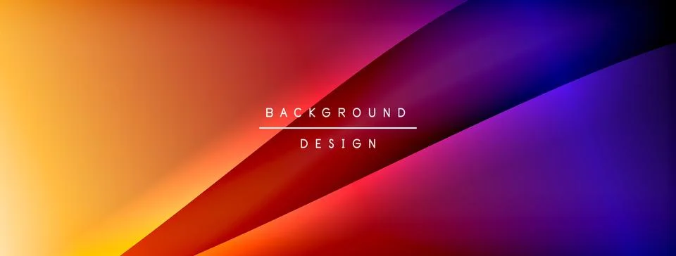 Gradient and shadow wave line geometric background. Vector Illustration For Stock Illustration