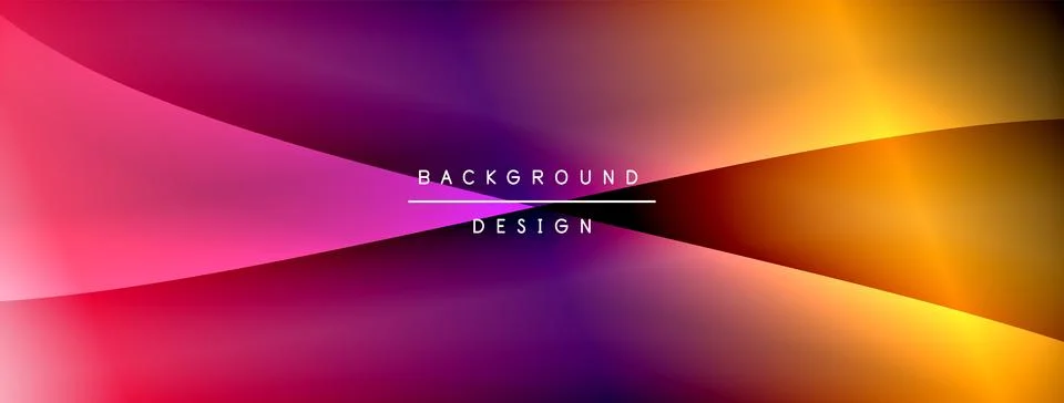 Gradient and shadow wave line geometric background. Vector Illustration For 스톡 일러스트