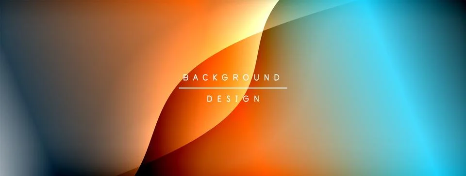 Gradient and shadow wave line geometric background. Vector Illustration For 스톡 일러스트