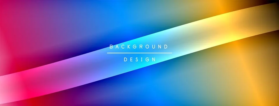 Gradient and shadow wave line geometric background. Vector Illustration For Illustrazione stock